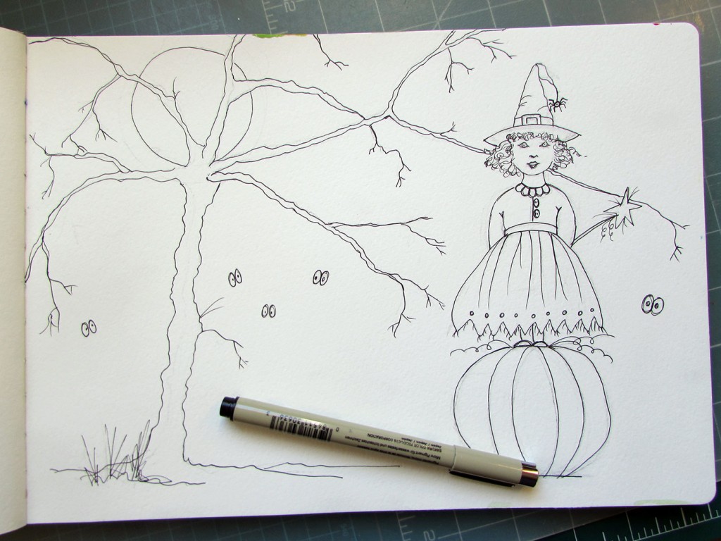pen-drawing